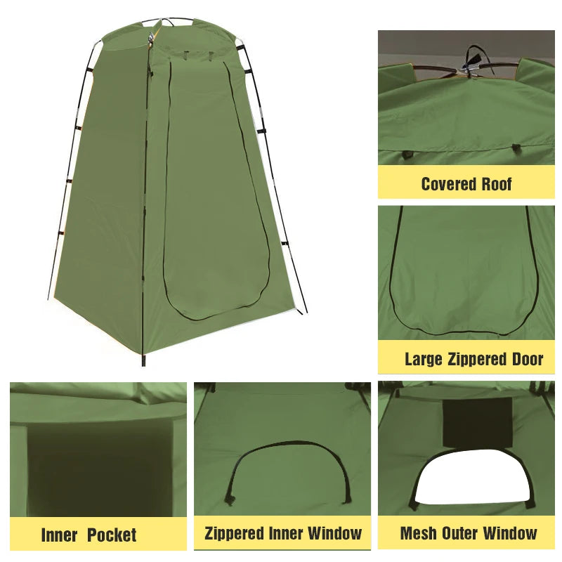 Portable Shower Tent | Waterproof Privacy Changing Room for Camping