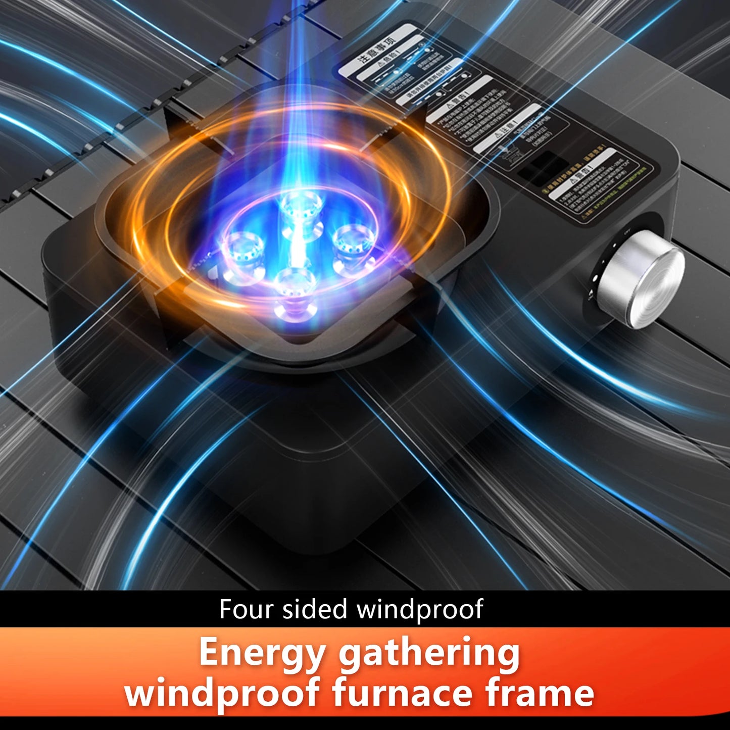 BISINNA Camping Gas Stove 5800W Portable Burner for Outdoor Trekking