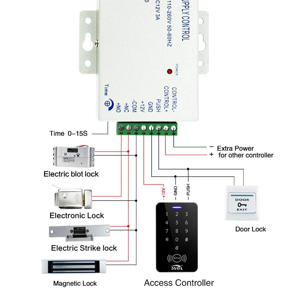 DC12V Fail Safe Electric Drop Bolt Lock with Time Delay for Access Control and Gate Entry System