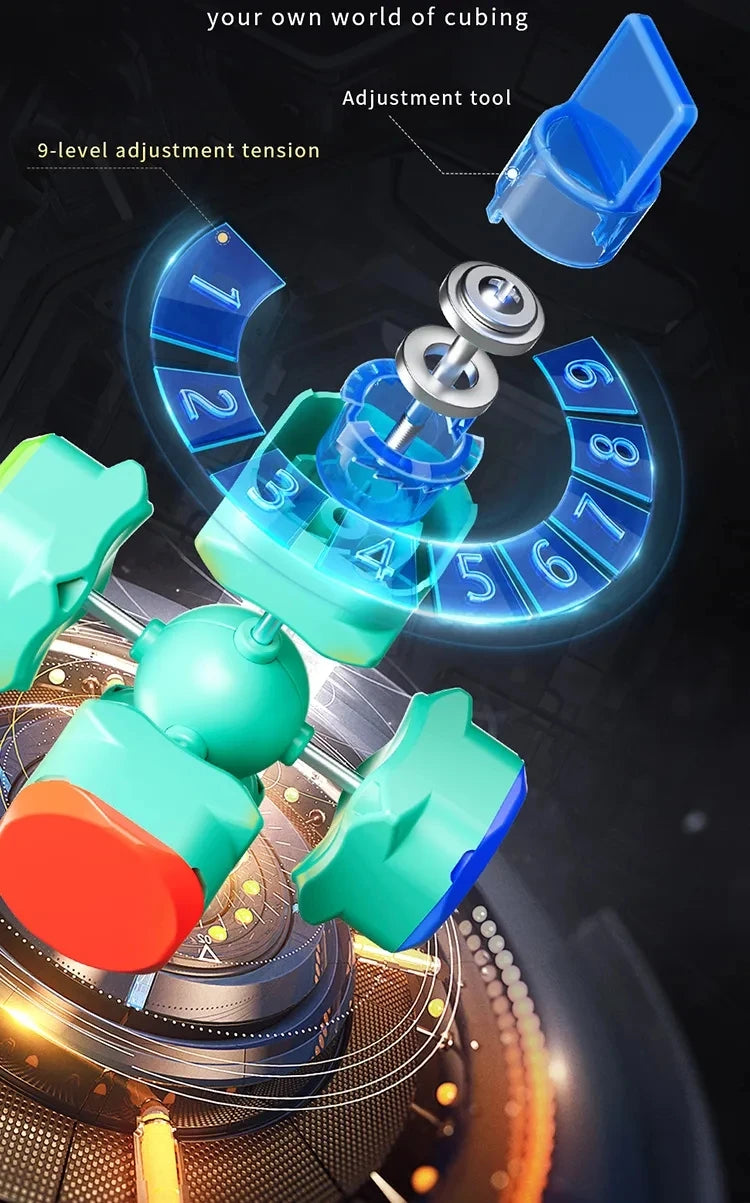 MoYu RS3M V5 3X3 Magnetic Speed Cube Fidget Toy 2023