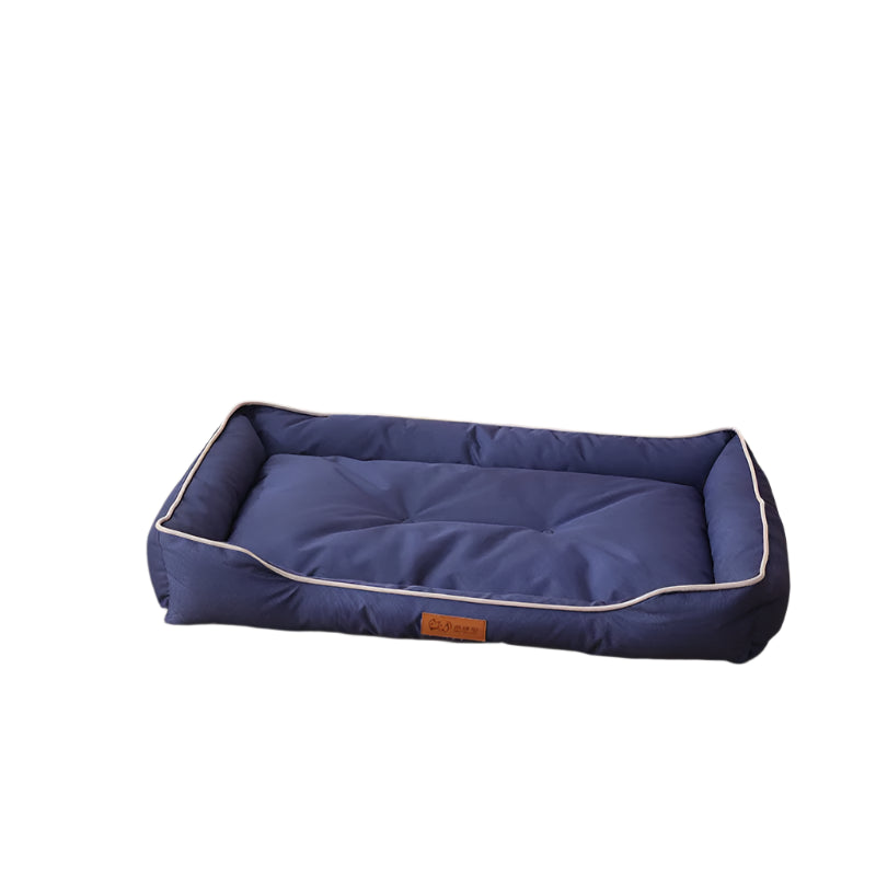 Waterproof Dog Bed with 600D Oxford Fabric Thickened PP Cotton Filling Bite-Resistant Pet Mat for All Seasons
