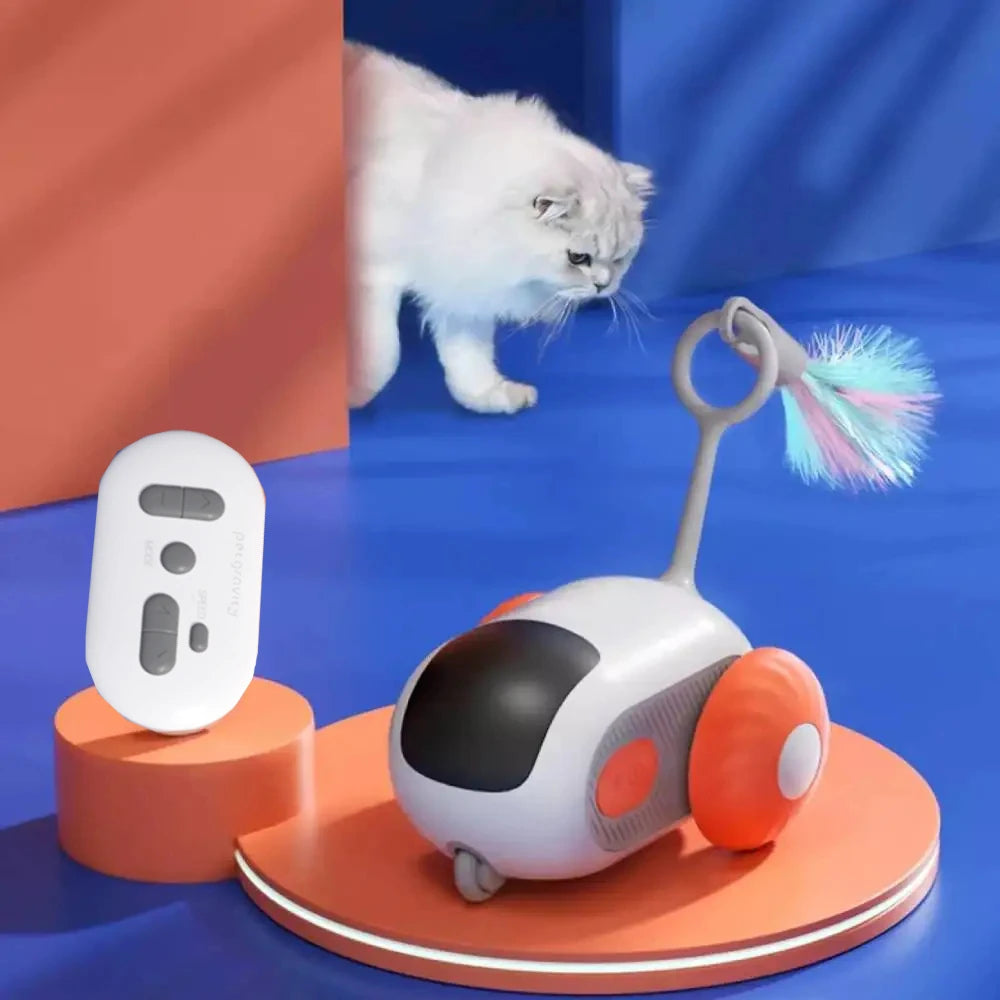 Smart Cat Toy Automatic Remote Controlled Car for Pets