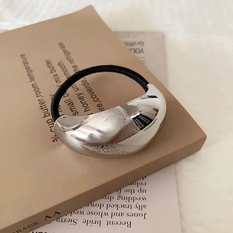 New Fashion Metal Irregular Double-Layer Hair Bands Ropes