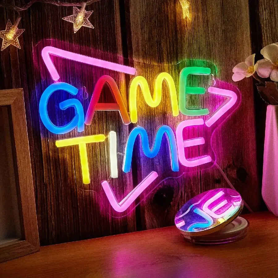 Gamepad Shaped LED Neon Sign for Gamer Room Decor
