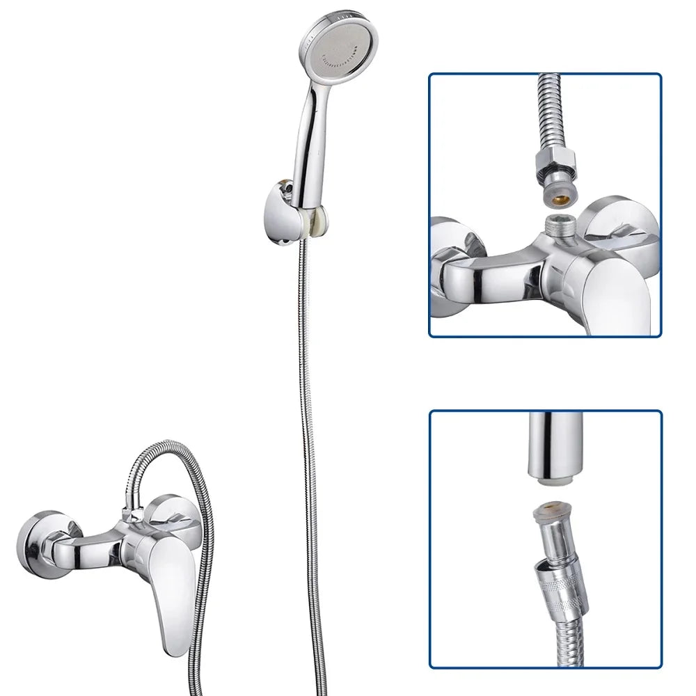 1.5/2M Black SUS 304 Flexible Shower Hose for Easy Plumbing