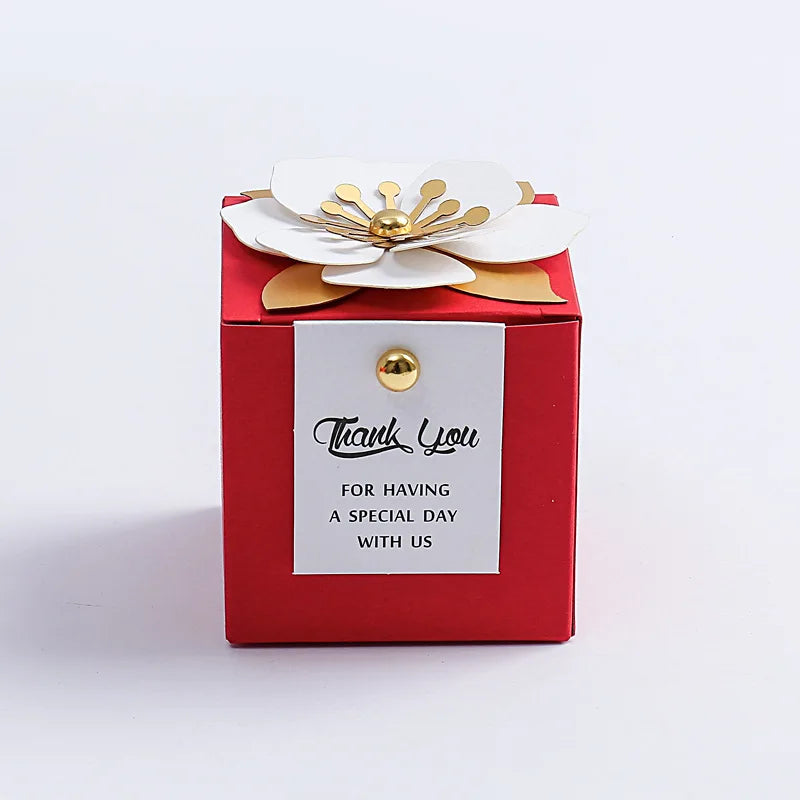 Flower Square Candy Box