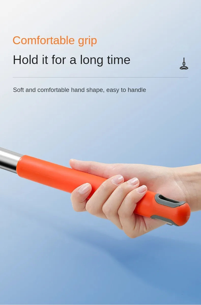 LEIBOO Telescopic Car Cleaning Brush Mop with Double Brush Head for Roof and Window Washing