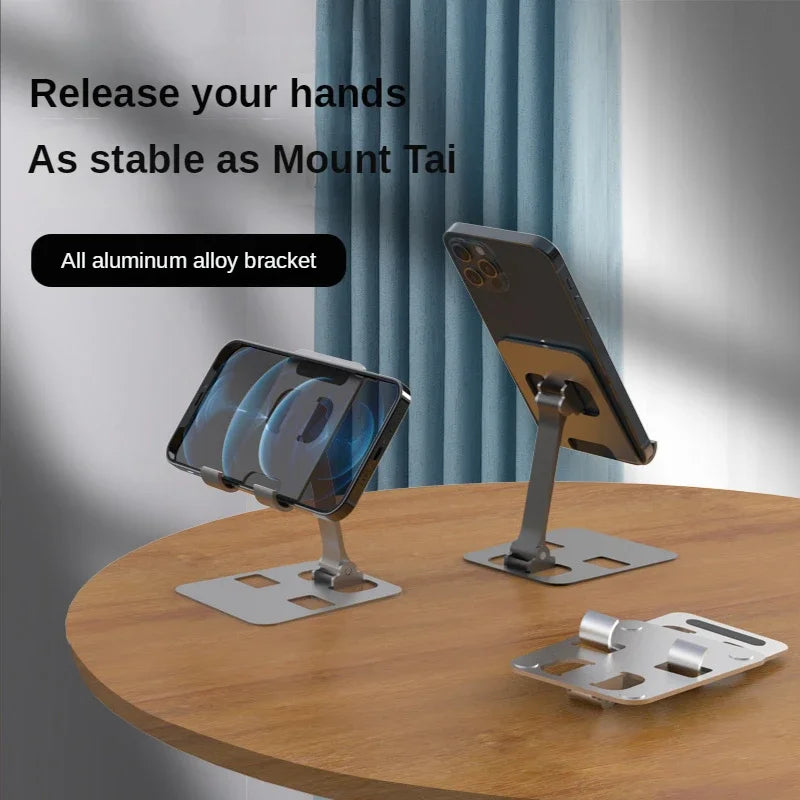Soporte universal para tableta portátil de aleación de aluminio para iPad, soporte para tableta, soporte ajustable y flexible para teléfono móvil