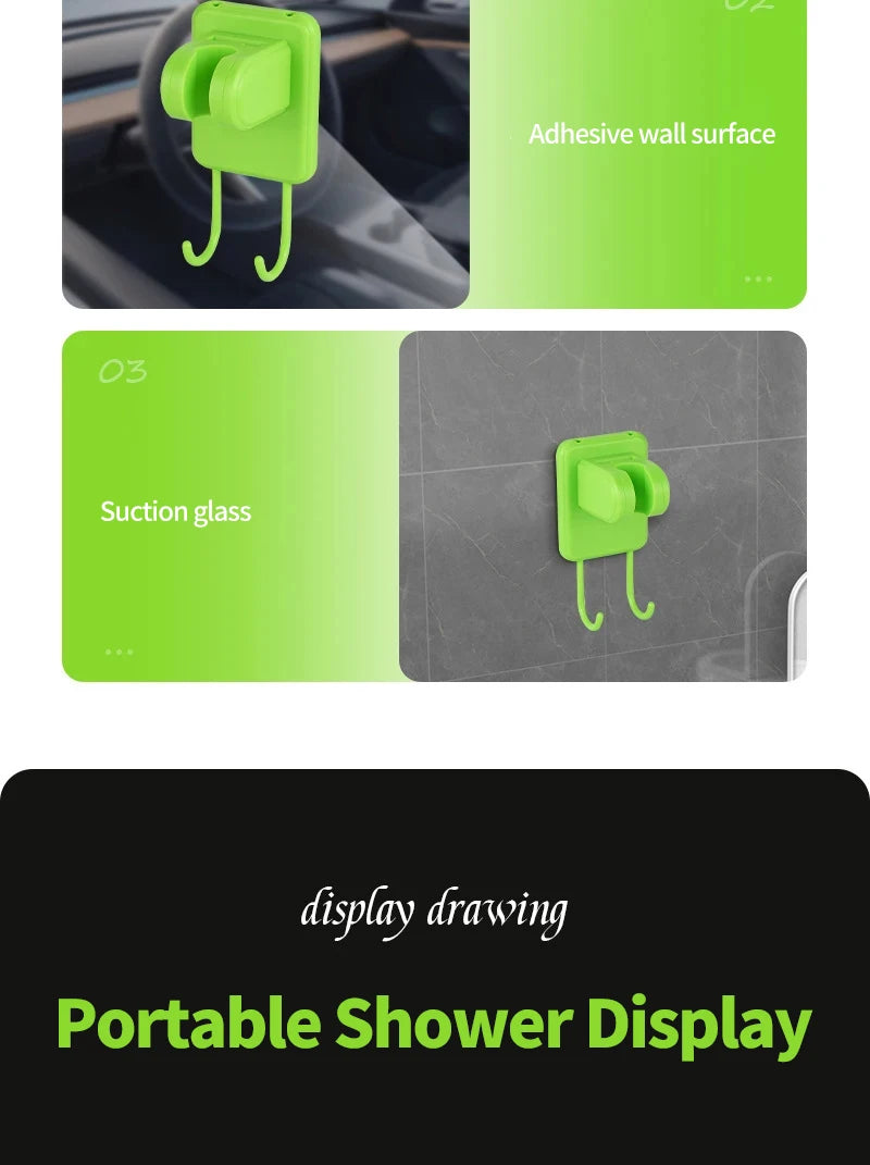 Camping Shower Pump RV Outdoor Shower Kit with Digital Display and 6000mAh Battery