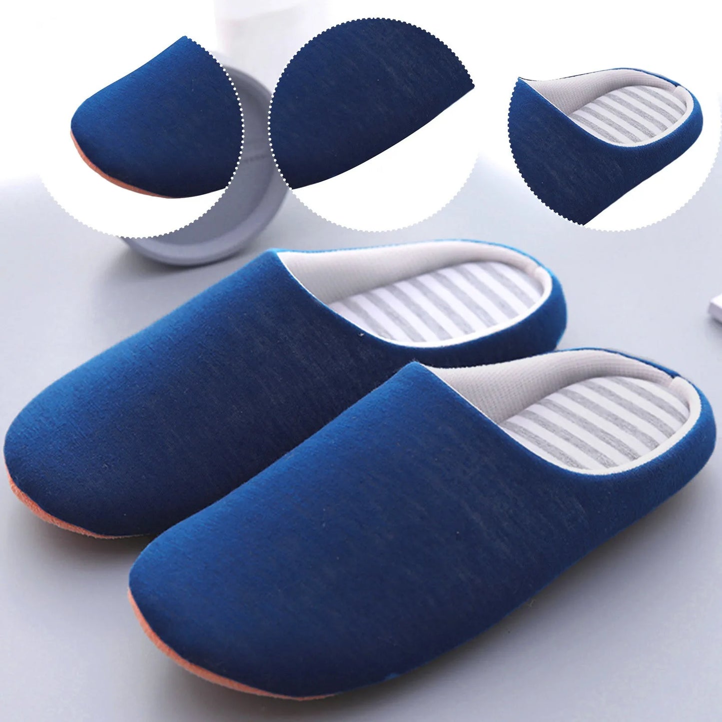 2024 New Women And Men Shoes Winter Slippers Antiskid Cotton