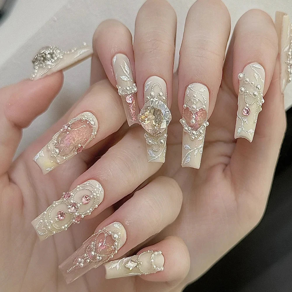 12 Grids Mini Caviar Beads Nail Art Charms With Magnetic Pen