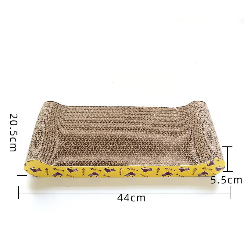 Cat Toys Pet Cat Scratching Board Corrugated Cardboard Pad Grinding Nails Interactive Protecting Furniture Cats Scratcher Toy