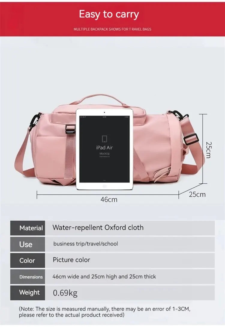 Rilibegan Outdoor Backpacks Waterproof Sport Travel Bag Big Capacity Fitness Backpack