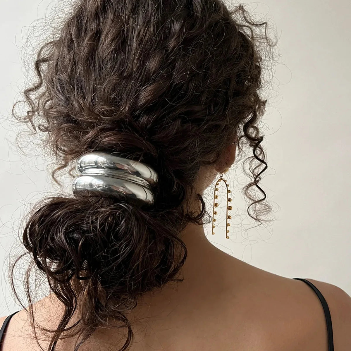 New Fashion Metal Irregular Double-Layer Hair Bands Ropes