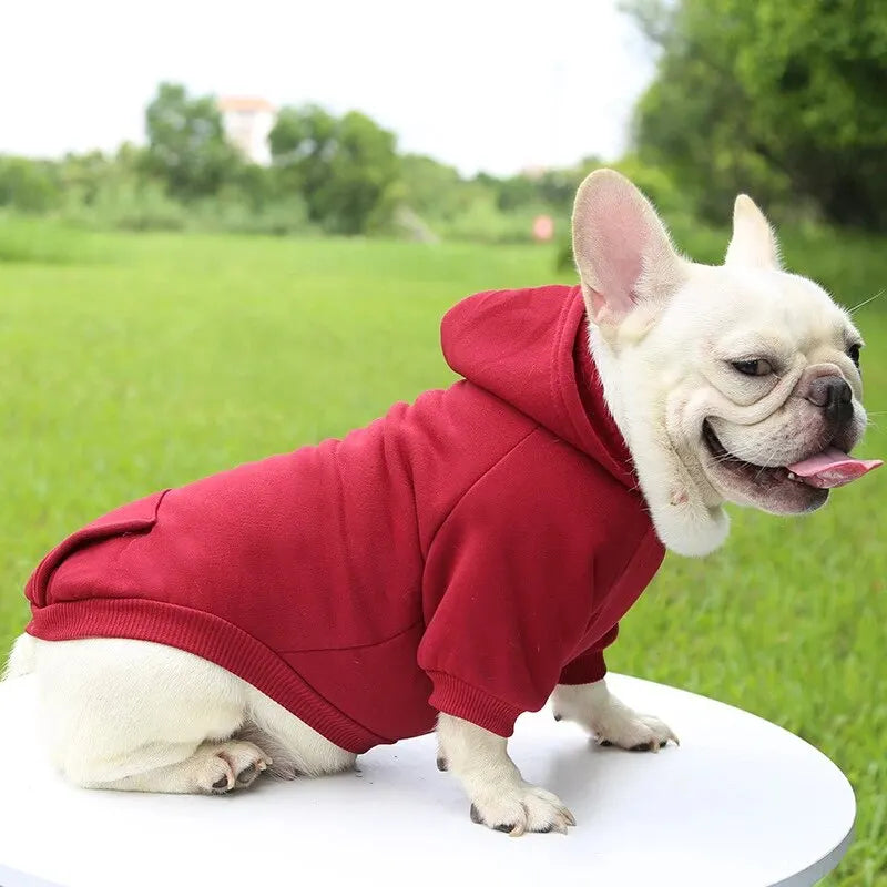 Fashion Dog Clothing Autumn Winter Thick Warm Hoodie Sweater