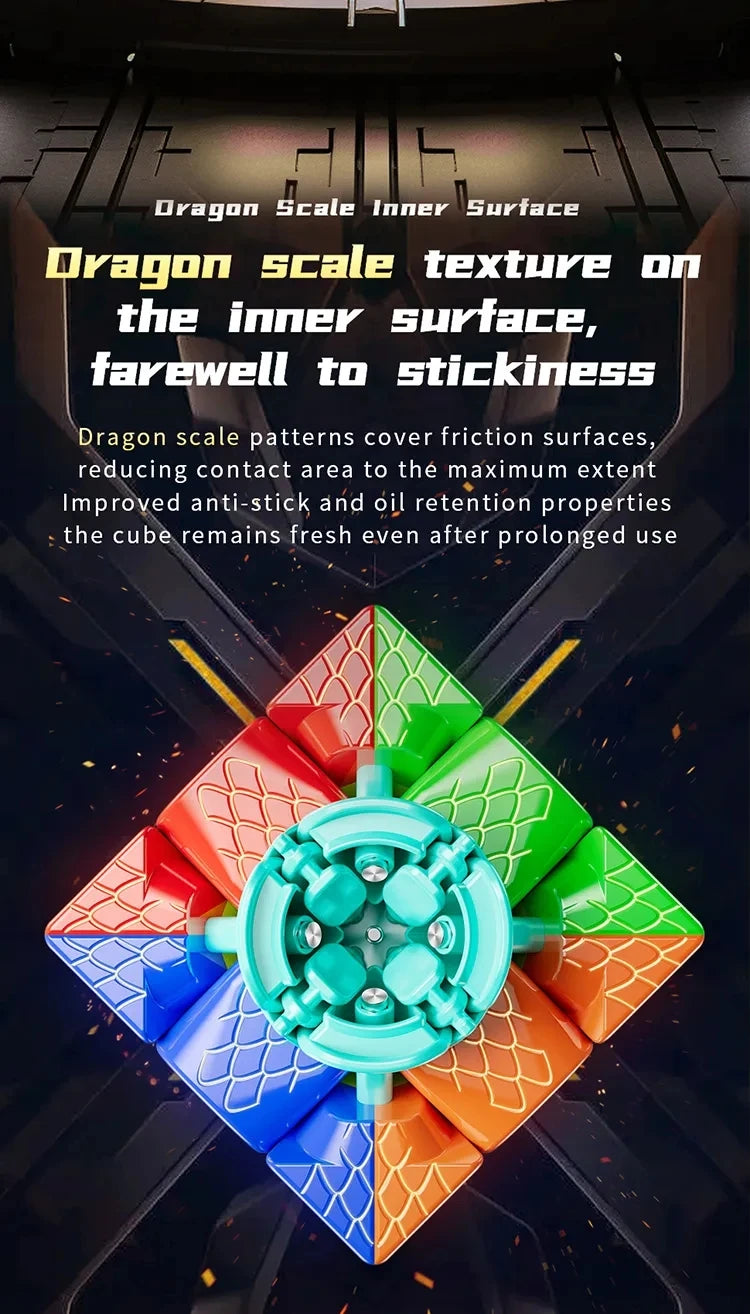 MoYu RS3M V5 3X3 Magnetic Speed Cube Professional Fidget Toy