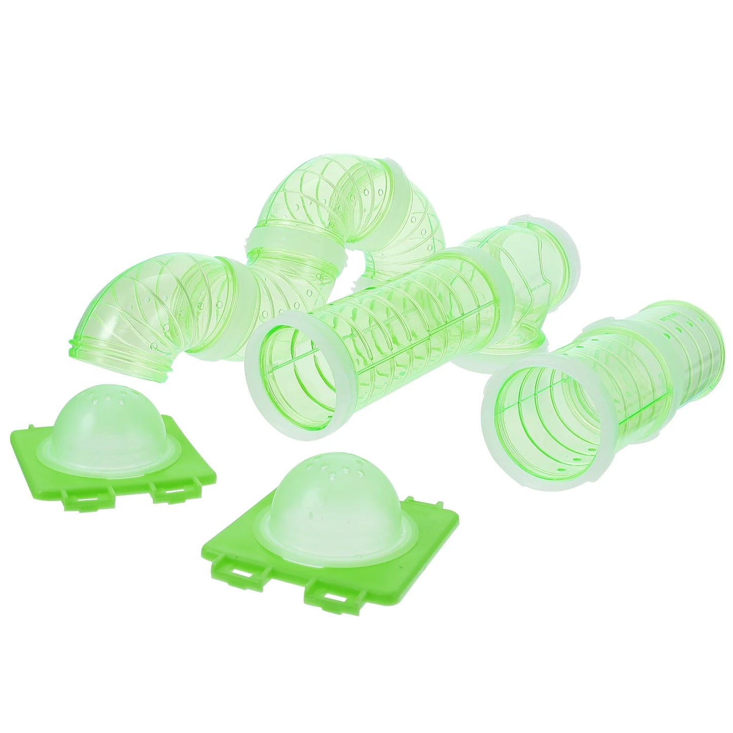 Hamster Tubes Cage Tunnel Tunnels Tube Accessories Pet Diy External Ferret Kit Guinea Set Connection Rat Hideout Maze