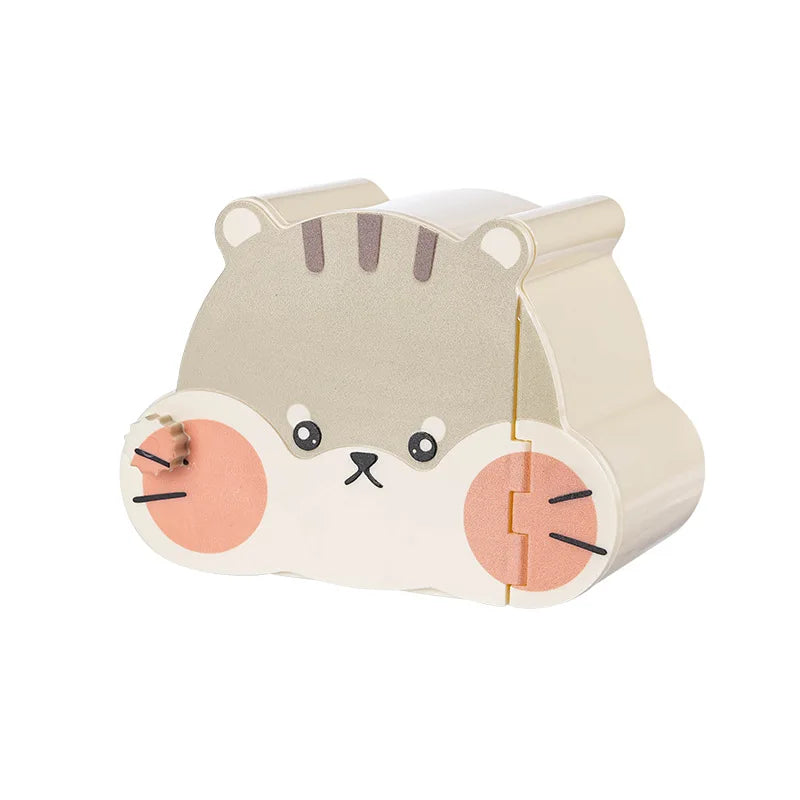 Visual Hamster Nest Golden Silk Bear Flower Branch Rat Hides House All Seasons Universal Cartoon Magnetic Cage Cute and Simple