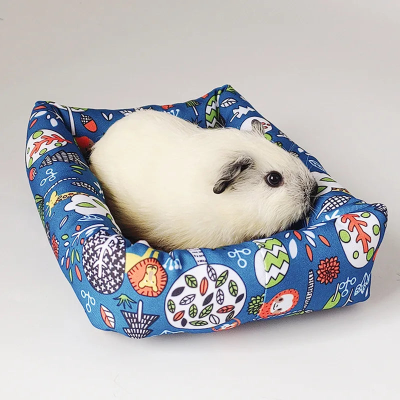 Hamster Summer Cooling Mat for Small Animals Breathable Cushion Bed Guinea Pig Chinchilla Rat Rabbit Cage Squirrel Rattan Mat