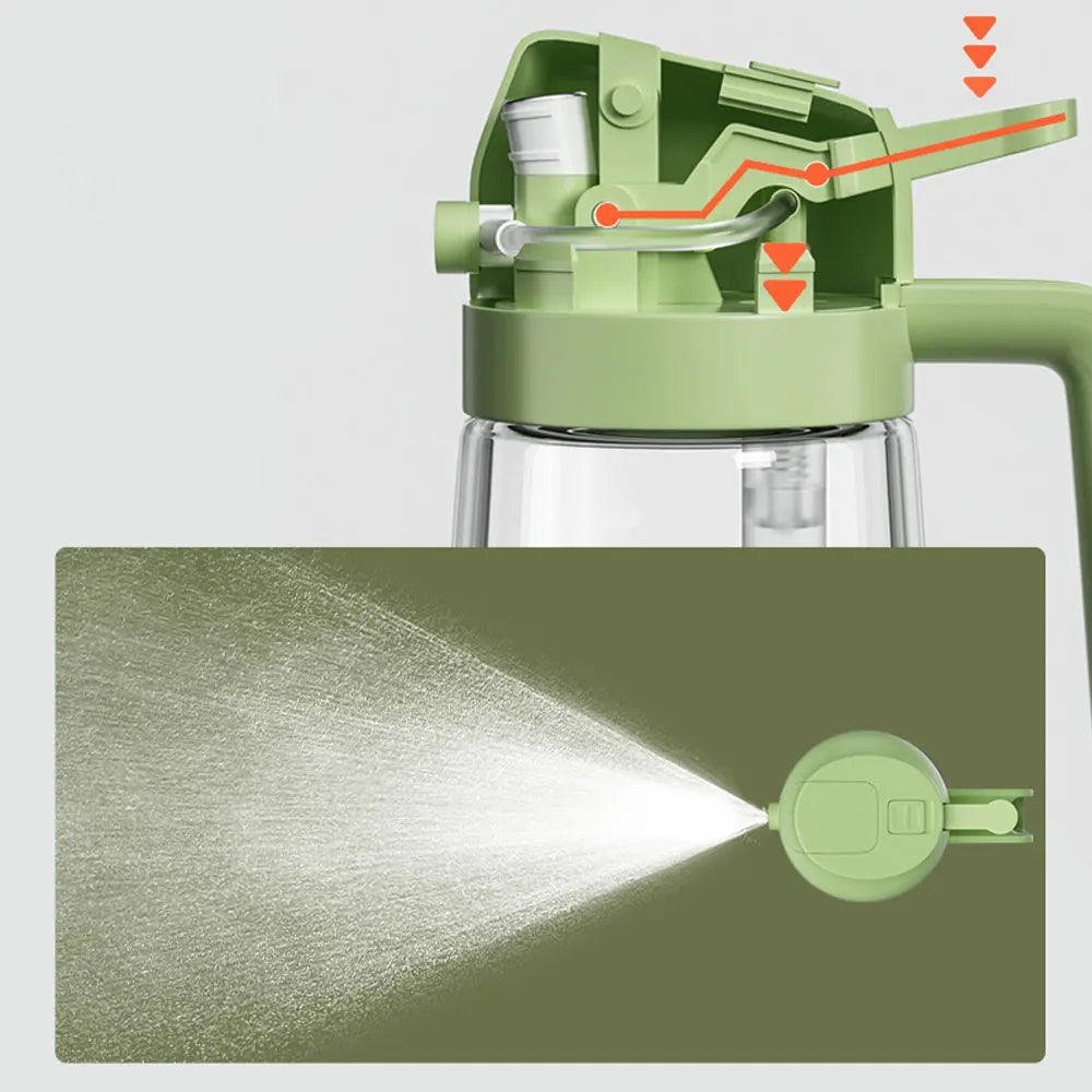 2in1 470ml Plastic Spray Oil Sprayer Bottle for BBQ Kitchen Tool