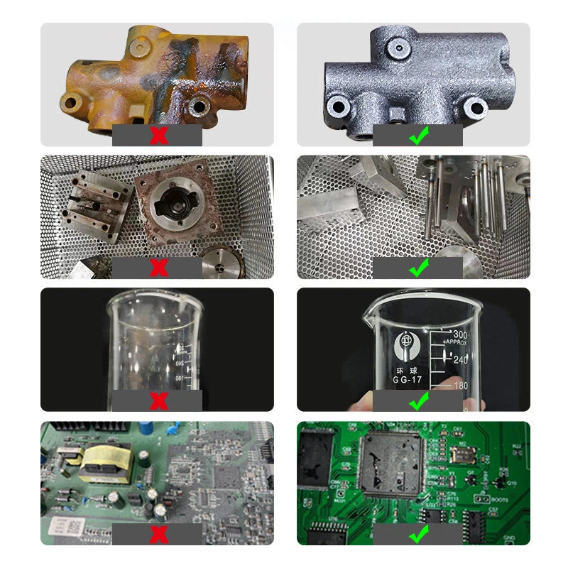 30/50W Digital Ultrasonic Cleaner Bath for Jewelry Glasses Circuit Boards