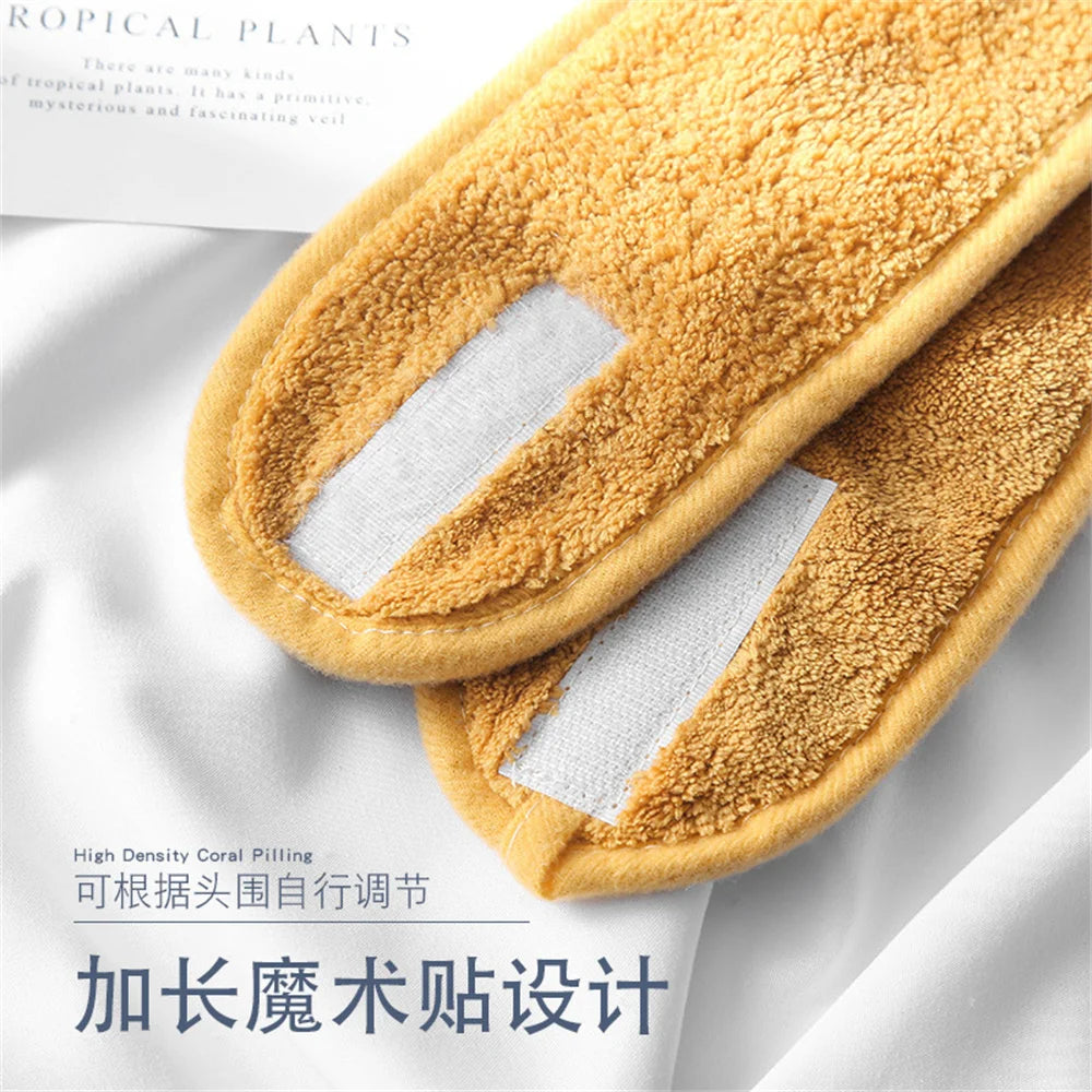 Adjustable Wide Hairband For Yoga Spa Bath Makeup Women