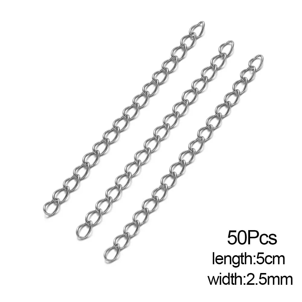 Stainless Steel Lobster Clasps Connector for DIY Jewelry Making