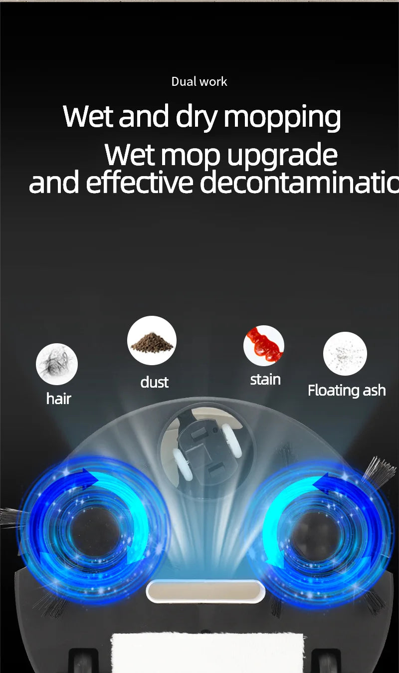 Fully Automatic Sweeping Robot Suction And Sweeping Mop Machine