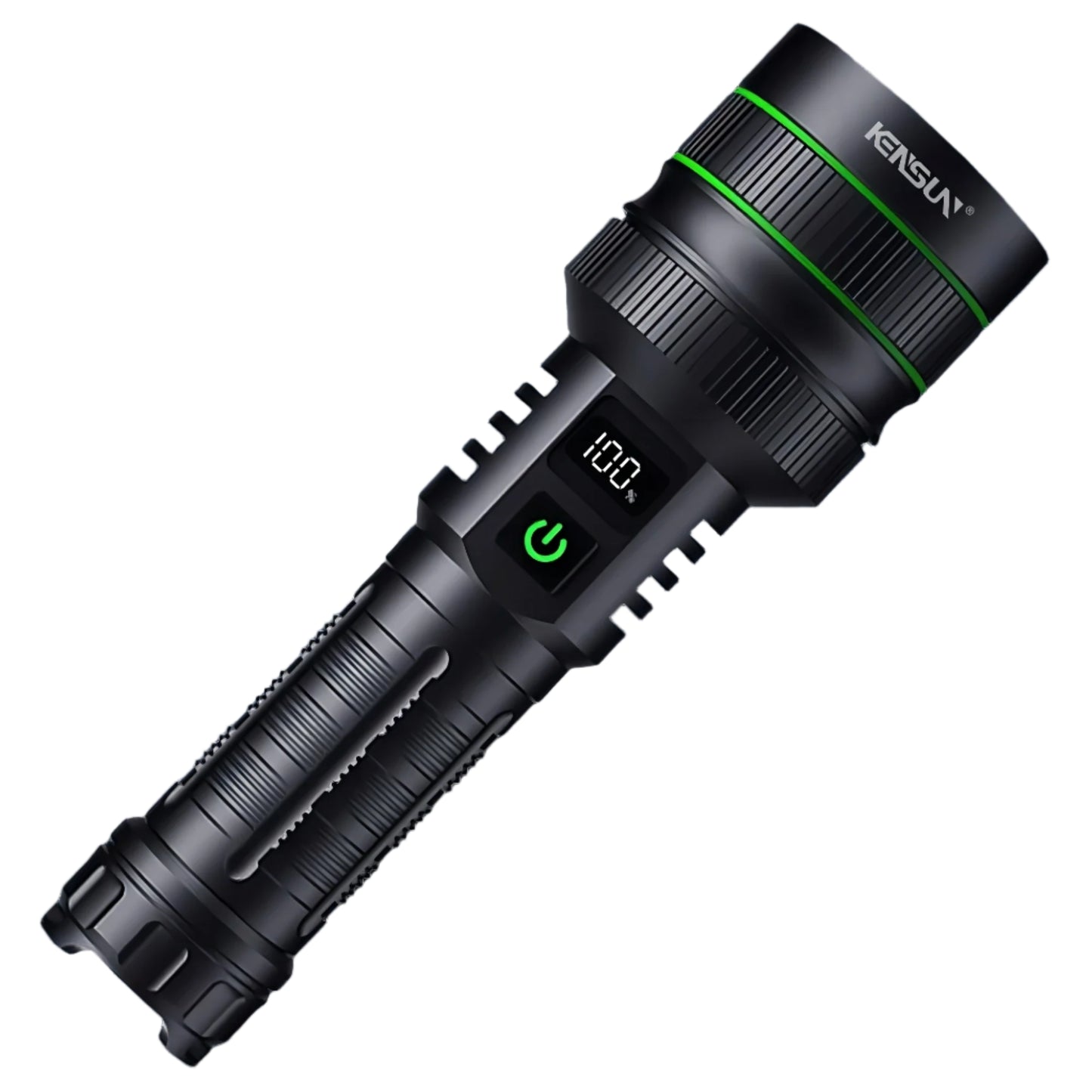 Powerful Rechargeable LED Flashlight with Long Range Zoom for Outdoor Adventures