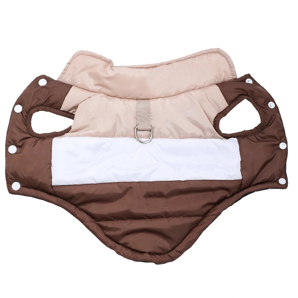 Cat Coats Autumn Winter Warm Windproof Button Vest Jacket With D-Ring For Small Medium Cats Dogs Kitten Sphynx Pug Kitty Clothes