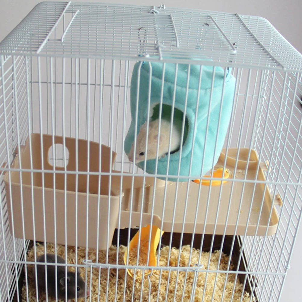 1pcs Warm hamster hammock hanging bed house rat syrian hamsters parrot nest ferret squirrel toy pet