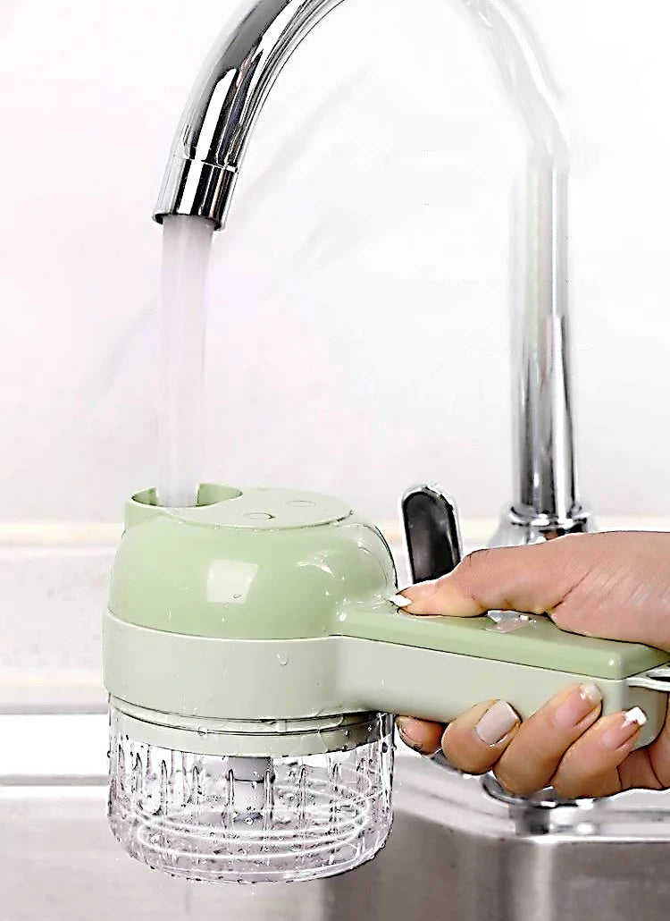 5 in 1 Electric Vegetable Cutter Set Portable Wireless Food Processor for Garlic Pepper Meat