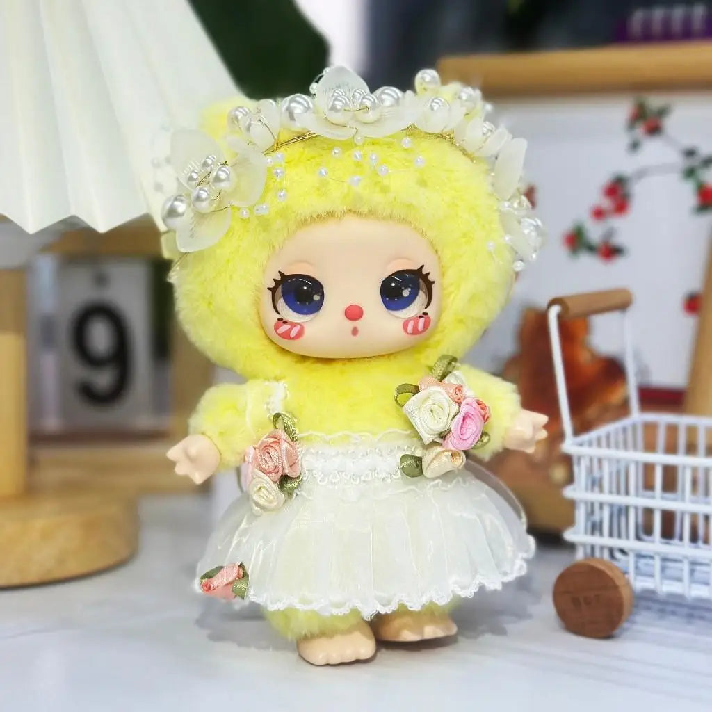 For Liila Lucky Cat Dresses Cute Doll Outfit Accessories