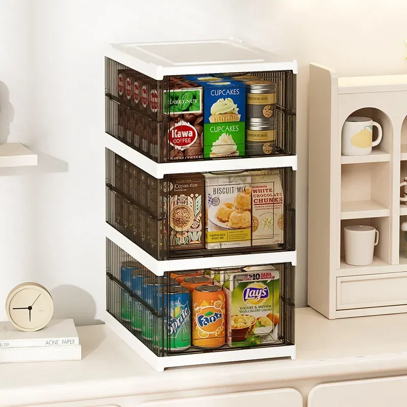 Dustproof 6 Layers Foldable Shoe Box Stackable Organizer