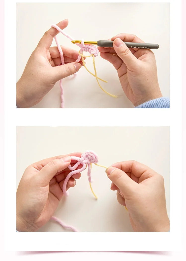 50g Polyester Cute Yarn Ball for Warm Velvet Crochet Scarf