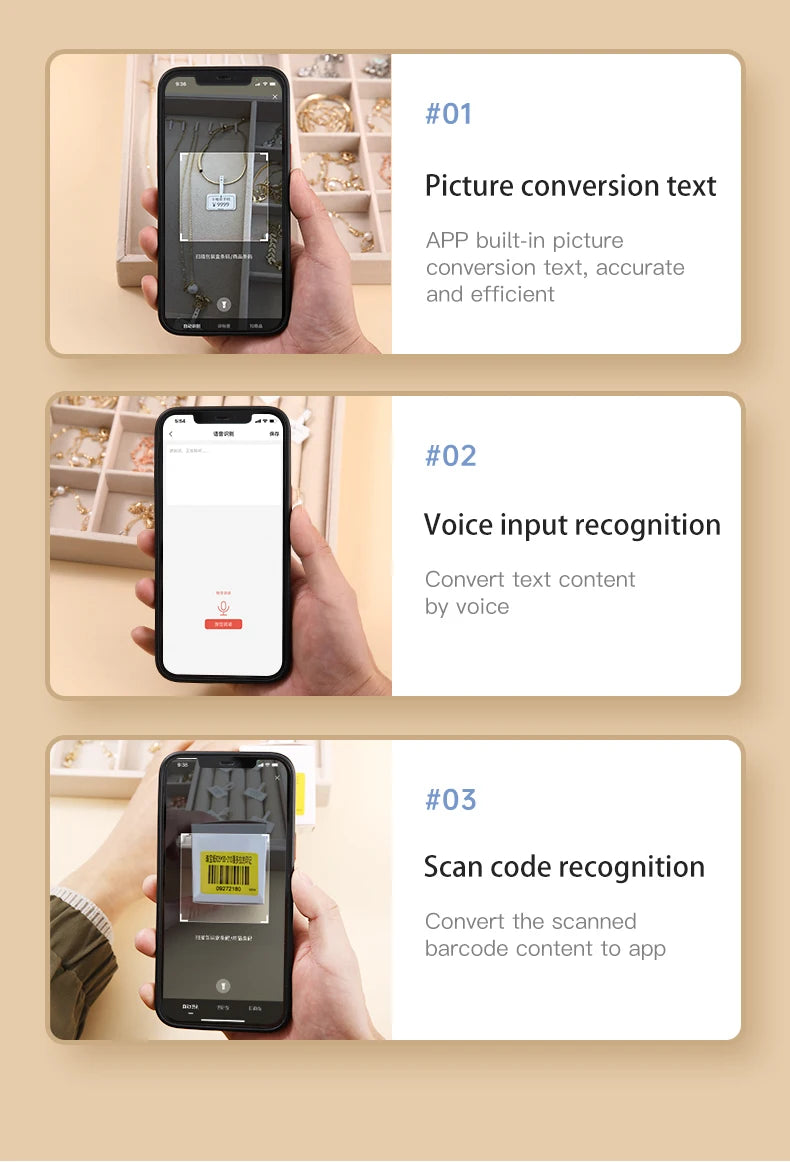 Niimbot B1 Mini Portable Thermal Printer Bluetooth Label Maker