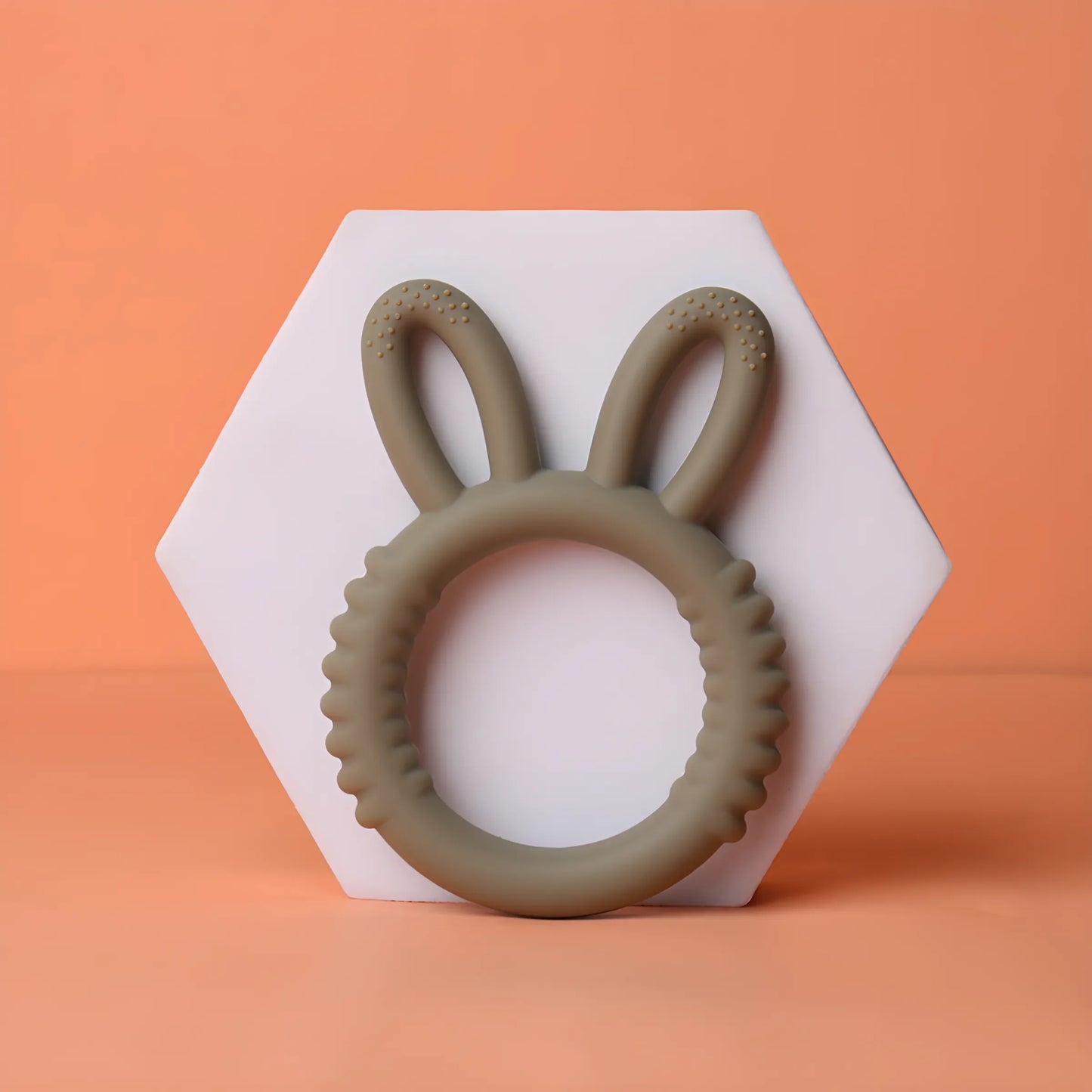 Baby Silicone Teether Bunny Safe Pacifier for Happy Teething