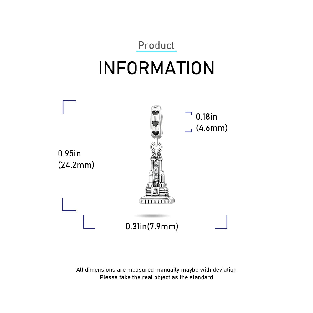 Authentic 925 Sterling Silver Charm Sparkling Star Moon Sun Pendant Jewelry Gift