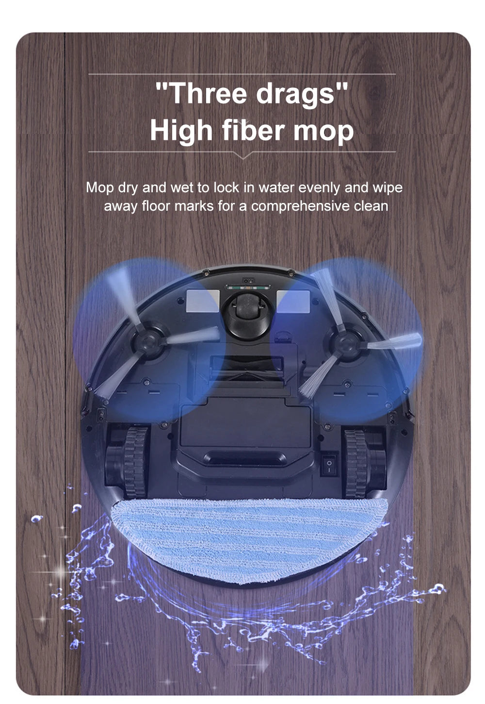 New Robot Vacuum Cleaner Automatic Charging Intelligent Sweeping Robot with 2000Pa Suction