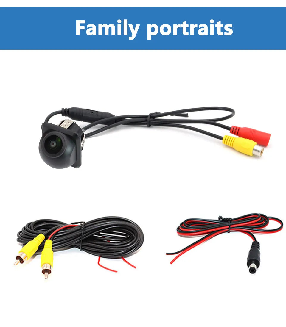 SMARTOUR Car Rear View Camera Night Vision Waterproof 170 Degree HD Video Fish Eye Lens