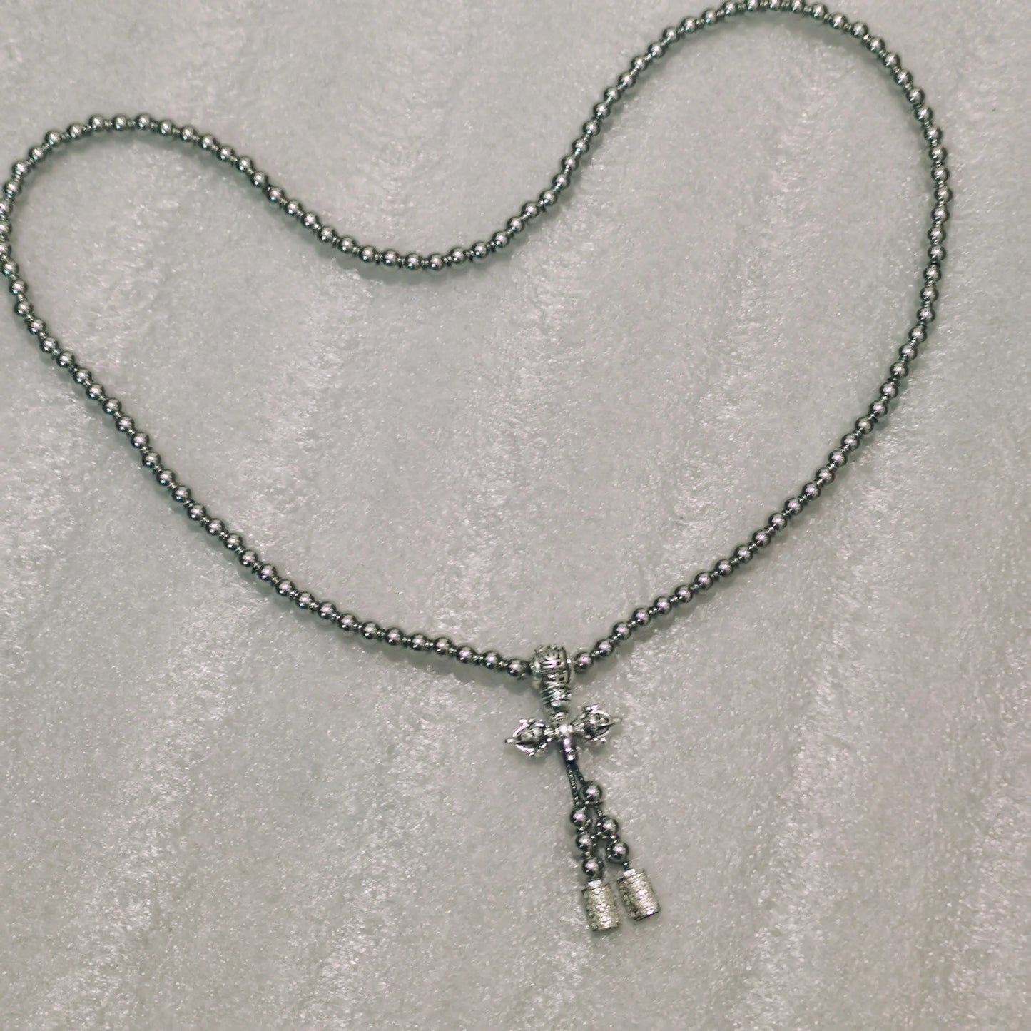 Prayer EDC Self Defense Necklace Bracelet with Buddha Beads