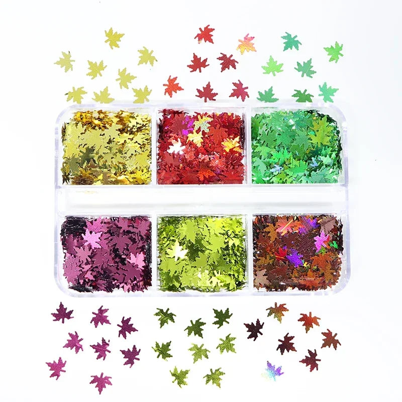 Holographic Glitter English Alphabet Flakes For DIY Resin