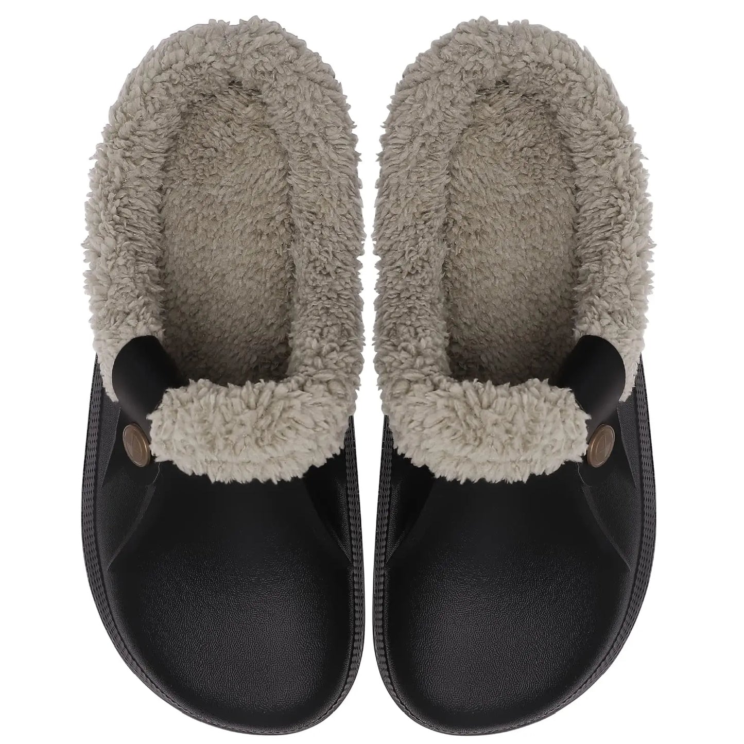 Comwarm New Fuzzy House Slippers For Women Men Winter Clogs