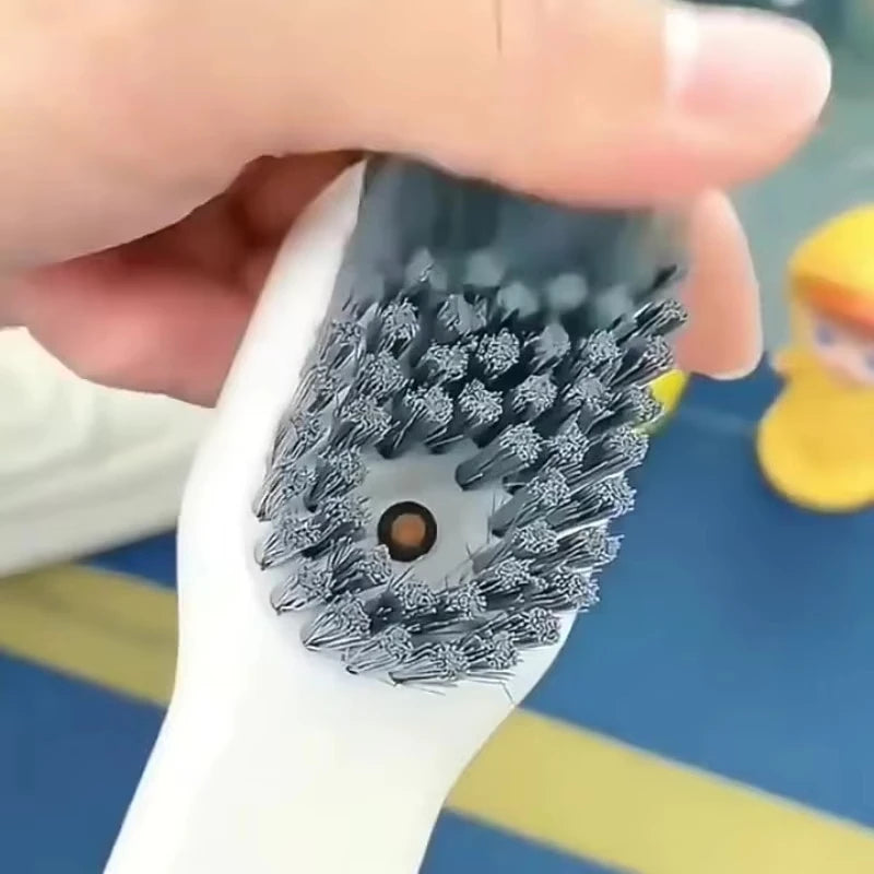 1/2pcs Shoes Brush Automatic Liquid Discharge Cleaner Tool