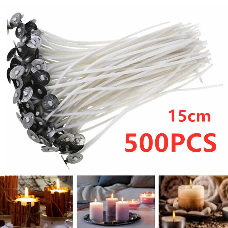 DIY Wax Core 61 M Long Cotton Woven Candle Lamp Wick Kit