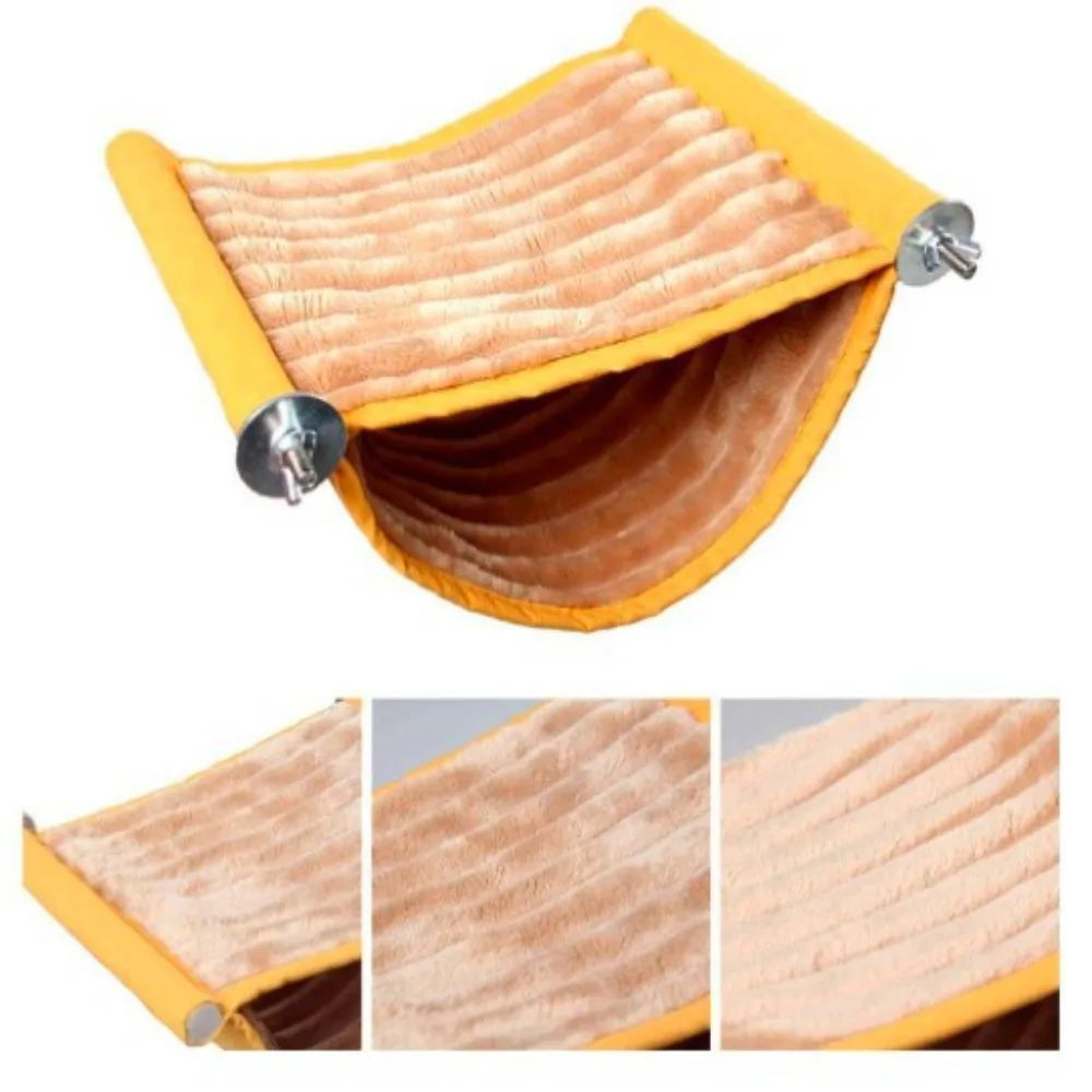 Parrot Nest Fashion Pet Bird Parrot Cages Removable Washable Warm Hammock Warmer Hanging Cave Sleeping Hatching