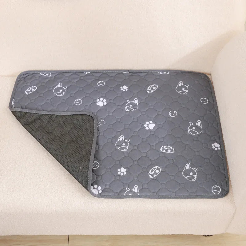 Reusable Absorbent Dog Pee Pad Blanket Washable Puppy Training Mat Multi-Use Pet Bed and Car Seat Cover