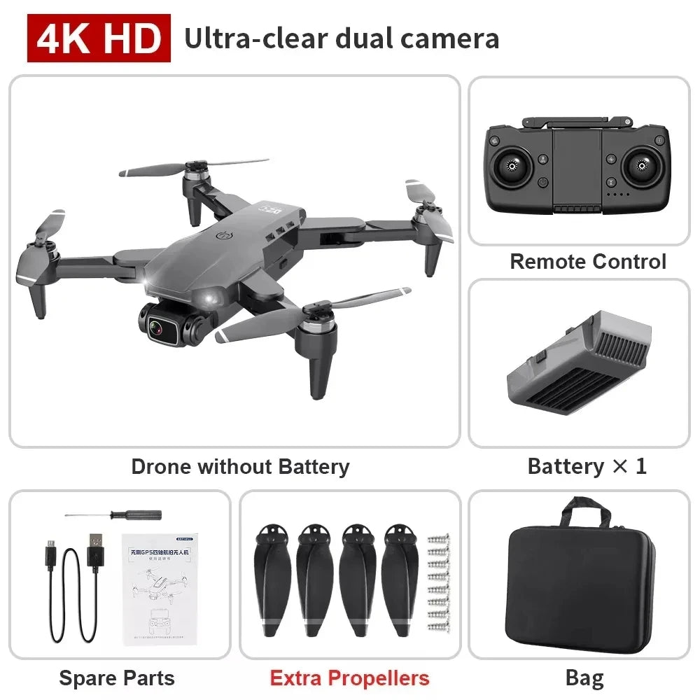 Drone L900 Pro 4K 5G GPS HD Dual Camera Foldable Quadcopter