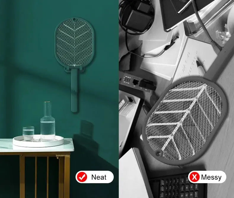 1pc Electric Mosquito Killer Swatter USB Rechargeable Safe Trap