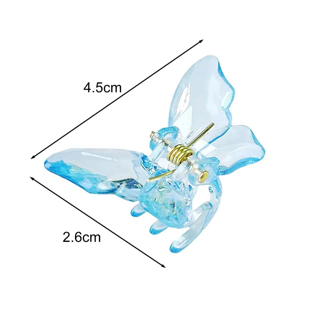 2Pcs Butterflies Hair Clip for Girls Mini Braiding Accessories